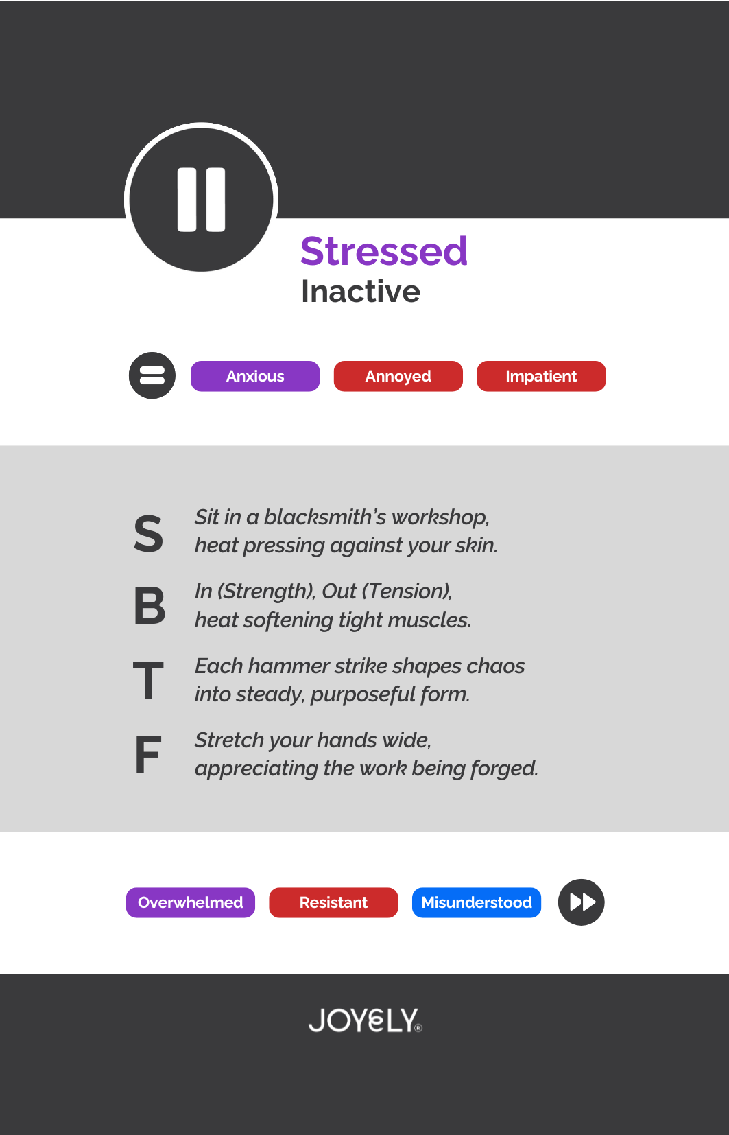 Stressed Card Back